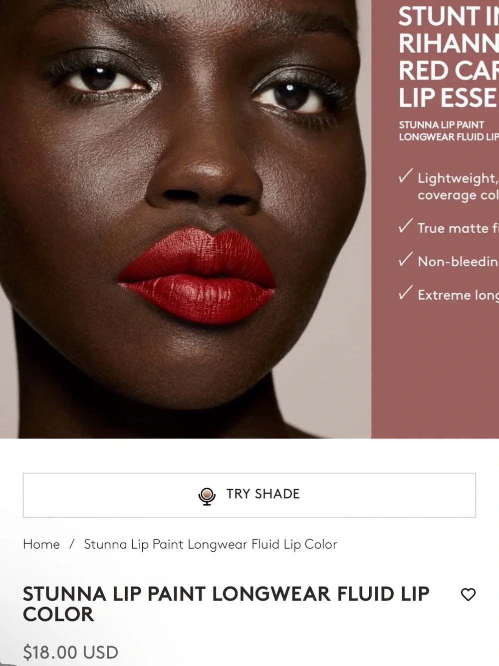 Fenty Beauty Stunna Lip Paint - uncensored